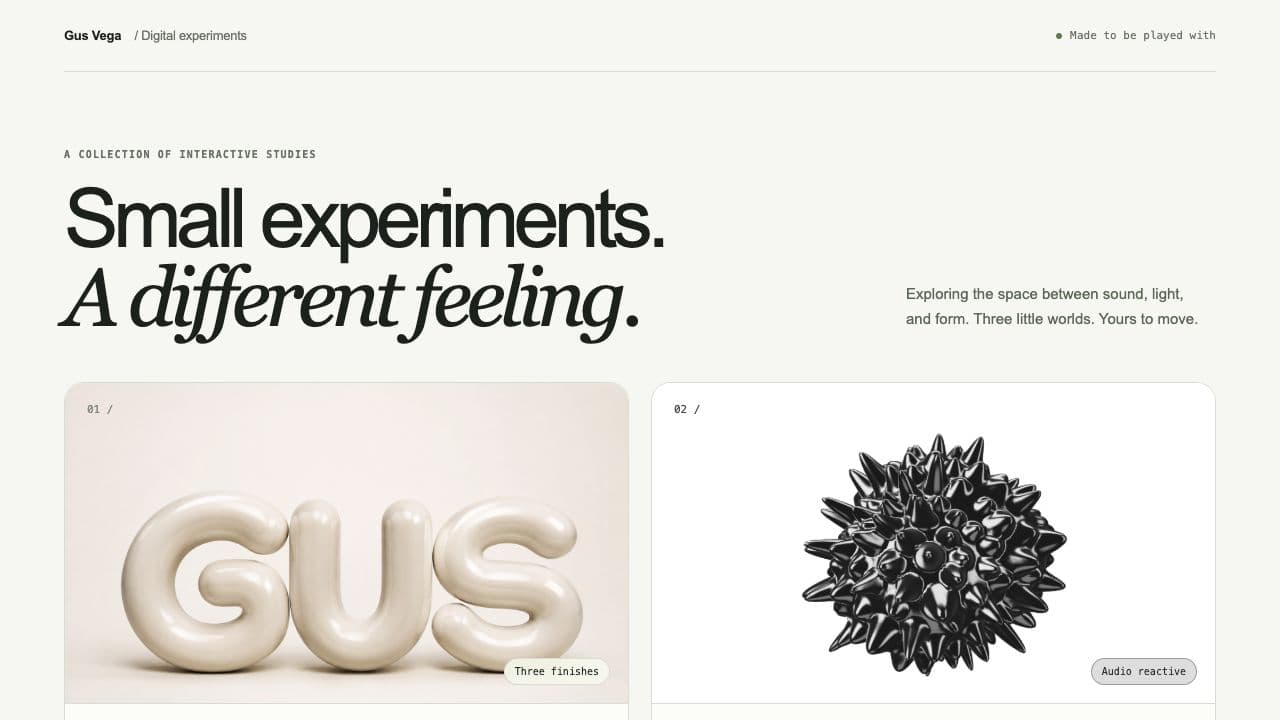 3D public website