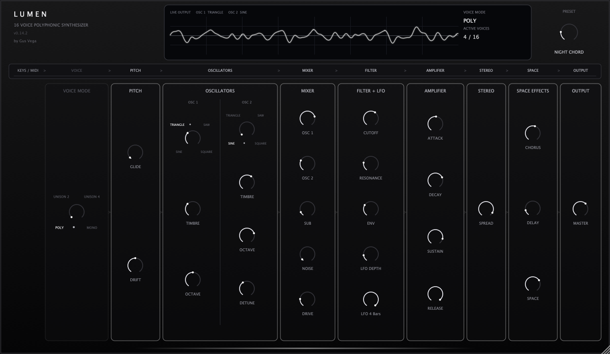 LUMEN interface